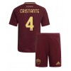 AS Roma Bryan Cristante #4 Heimtrikot 2024-25 Kurzarm (+ kurze hosen)